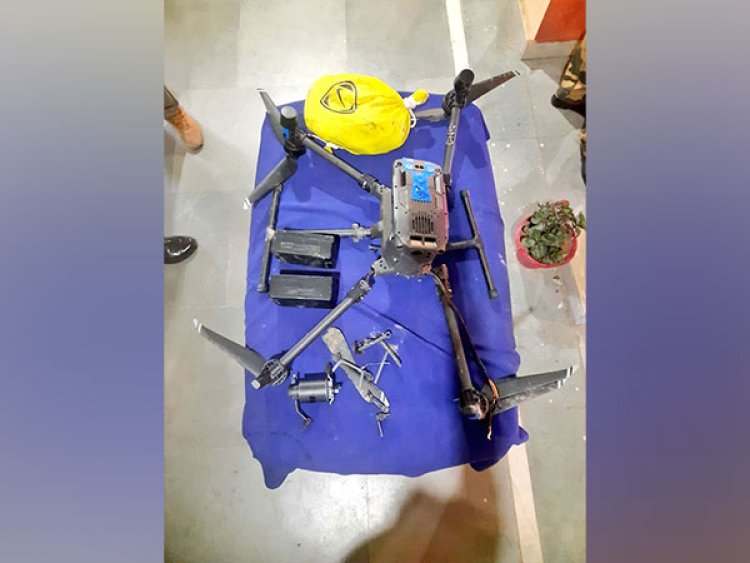BSF personnel shoot down Pakistani drone carrying narcotics across Wagah-Attari border