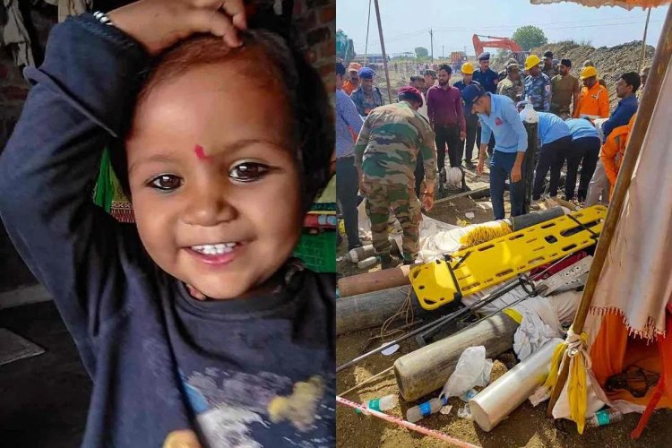 Girl stuck in borewell pulled out after 52 hours, declared dead at hospital