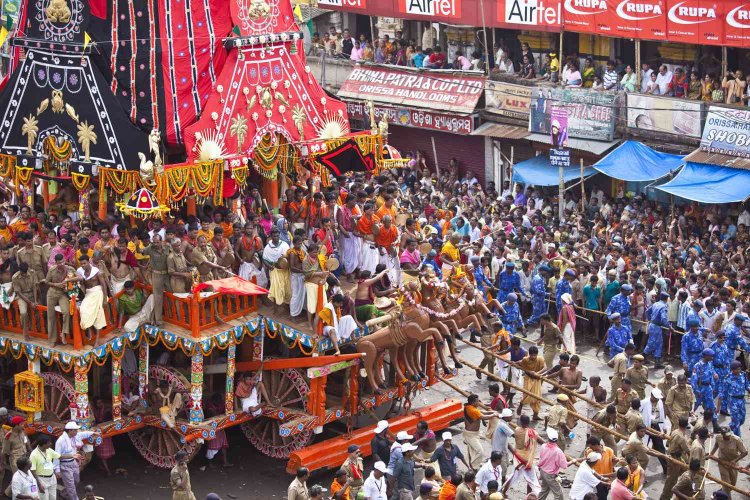 Rath Yatra: Lord Jagannath, his siblings ascend chariots following rituals