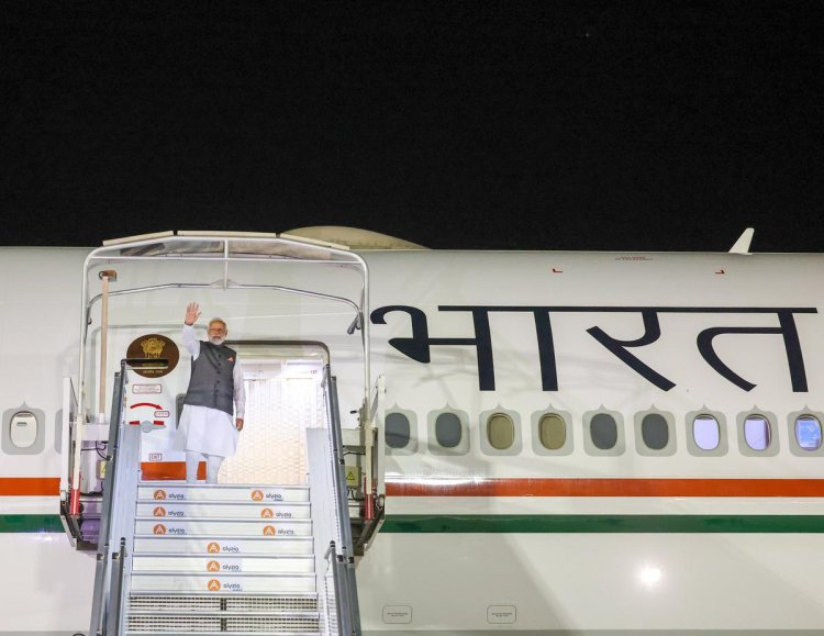 PM Narendra Modi leaves for UAE after concluding two-day visit to France