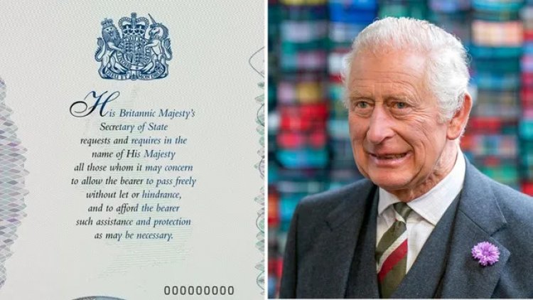 UK rolls out first passports with title 'His Majesty King Charles III'
