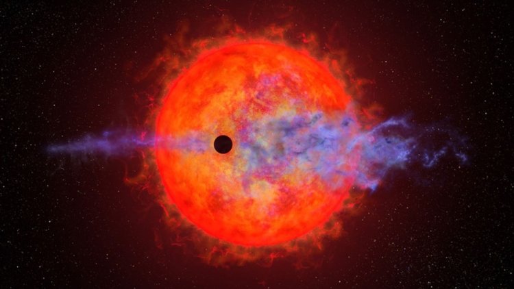 Hubble Telescope captures planet's atmosphere being blasted away by star
