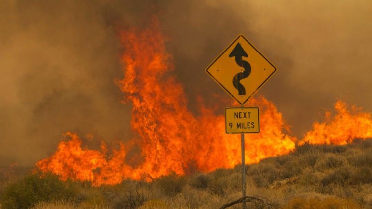 US: Massive fire burning across California, Nevada causes fire whirls