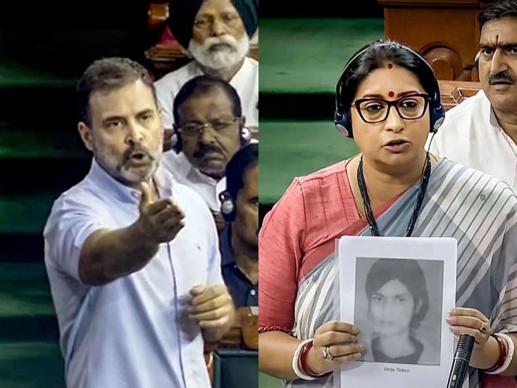 Smriti Irani slams Congress over Rahul's 'murder of India' remark