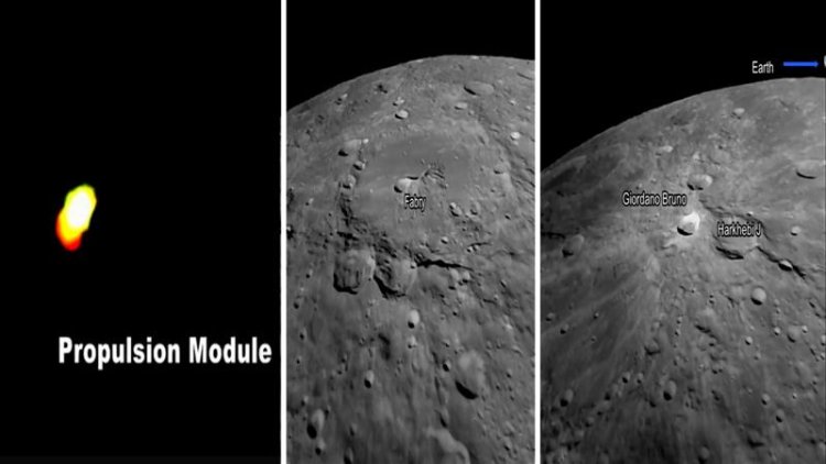 Isro releases visuals of Moon captured by Chandrayaan-3 spacecraft's Lander
