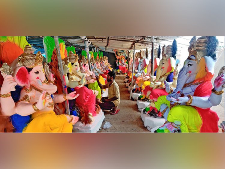 Tamil Nadu: Eco-friendly idols of Lord Ganesha being prepared ahead of Ganesh Chaturthi