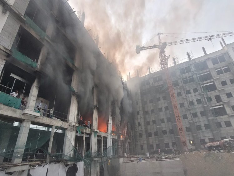 Fire in 12-storey building in Mumbai; around 60 residents rescued