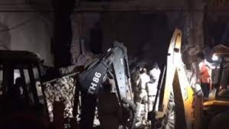 Three-storey building collapses in Madhya Pradesh, rescue operation underway