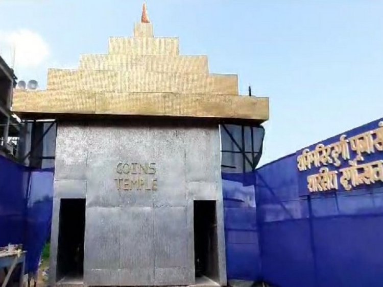 Assam: Durga Puja pandal decorated with coins worth 11 lakh attracts devotees in Nagaon