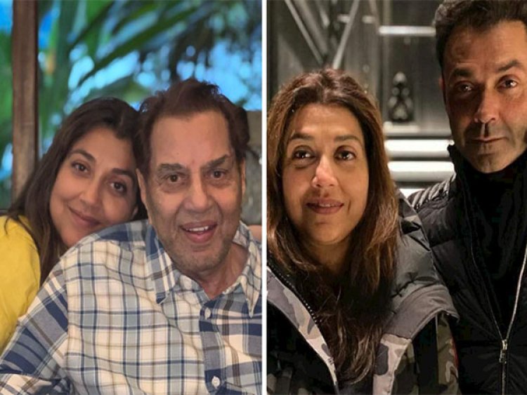 Bobby Deol shares a rare pic of sister Ajeeta with father Dharmendra