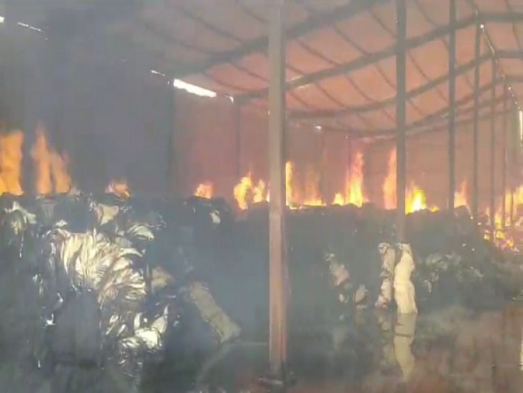 Massive fire guts transport warehouse in Rajasthan's Jodhpur; no fatalities