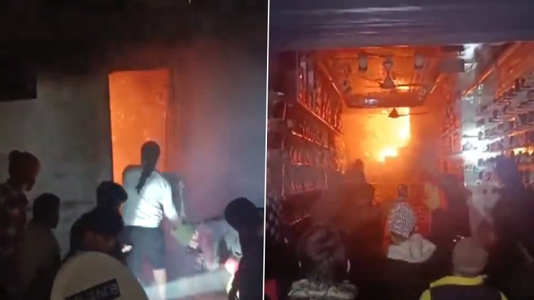 J-K: Three-storey footwear store in Poonch gutted in fire