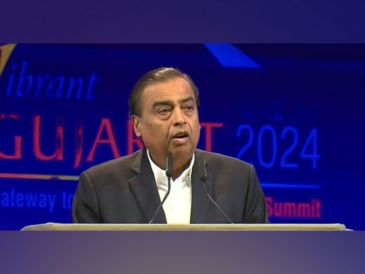 "No power on earth can stop India from becoming a 35 trillion-dollar economy by 2047" says Mukesh Ambani at VGGS 2024