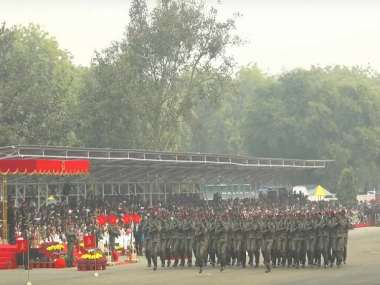 UP: Lucknow hosts 76th Army Day celebrations with parade of six marching contingents