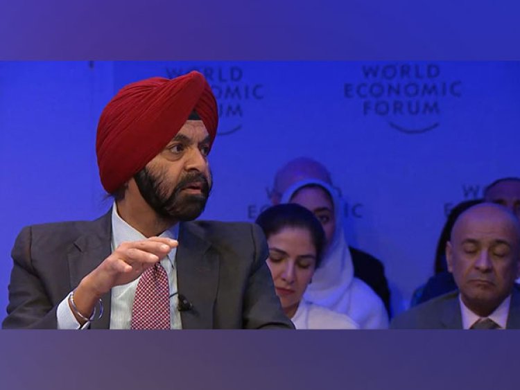 World Bank President Ajay Banga emphasises growth imperative for jobs, prosperity and peace at WEF 2024