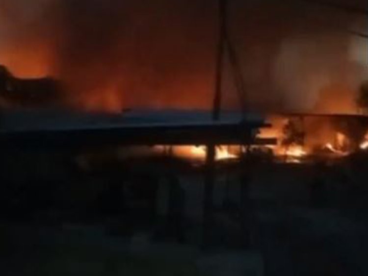 Rajasthan: Fire breaks out at scrap godown in Kota