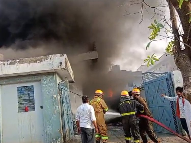 Fire breaks out at eyeglasses factory in UP's Ghaziabad, none hurt