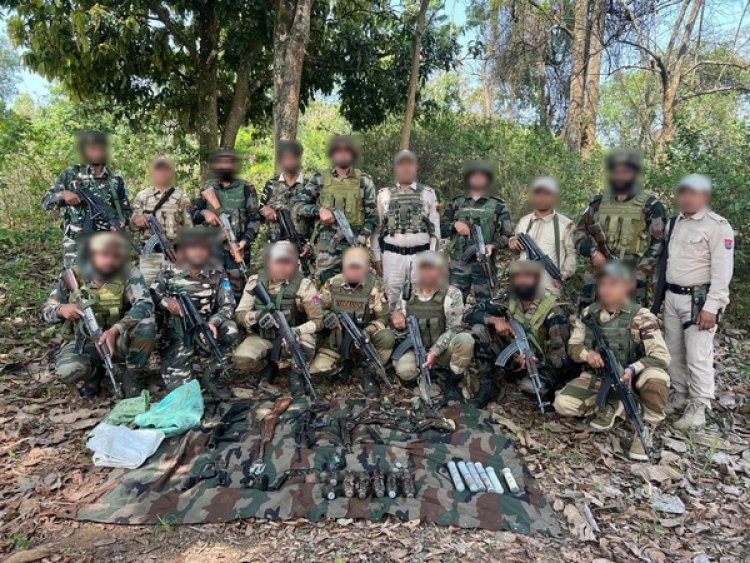 Army recovers illegal arms and ammunition in Manipur's Bishnupur district