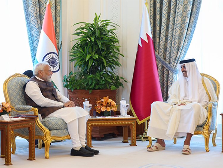 PM Modi receives congratulatory call from Emir of Qatar; both leaders reaffirm commitment to further strengthen ties