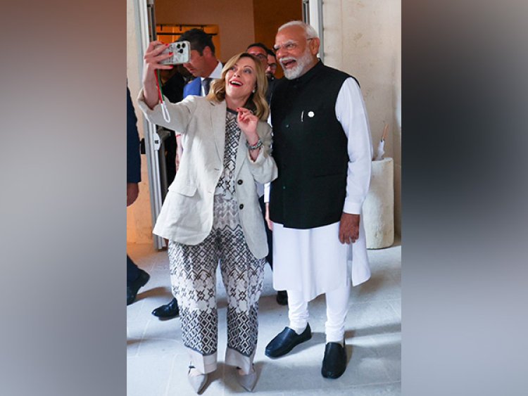 'Melodi' moment again: Italian PM Meloni clicks selfie with PM Modi on sidelines of G7 Summit