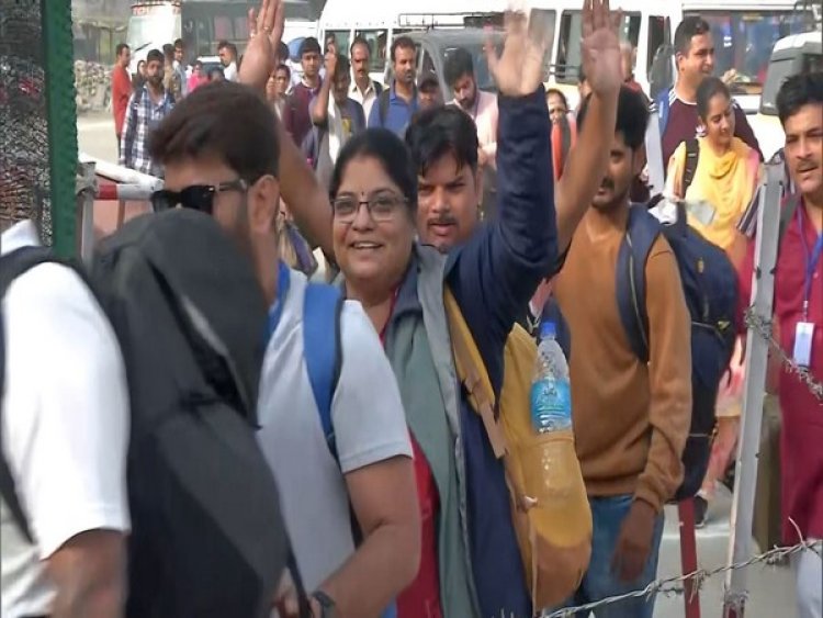 Amarnath Yatra: Pilgrims express joy as they embark from Pantha Chowk base camp