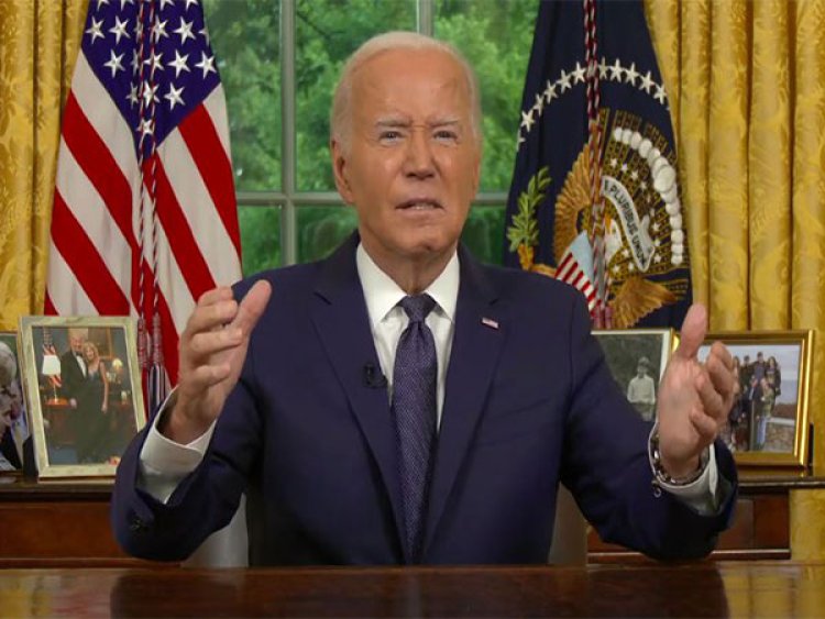 "In America, we resolve differences at ballot box, not with bullets": Biden in Oval Office address after Trump assassination attempt