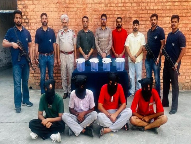 Punjab: Jassa Burj Gang kingpin, three associates held; 4 pistols and 11 cartridges recovered