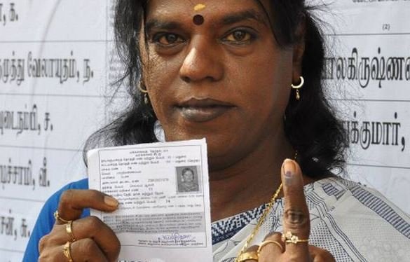 Dressed as Goddess Meenakshi, transgender activist files nomination from Madurai
