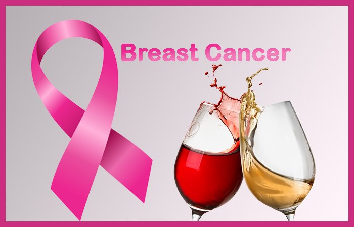 Drinking alcohol may increase the breast-cancer risk