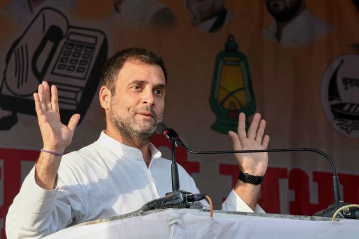 Rahul Gandhi attacks Modi, says he "divided" country