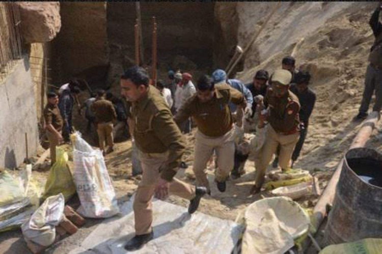 Two labourers die in soil mound collapse