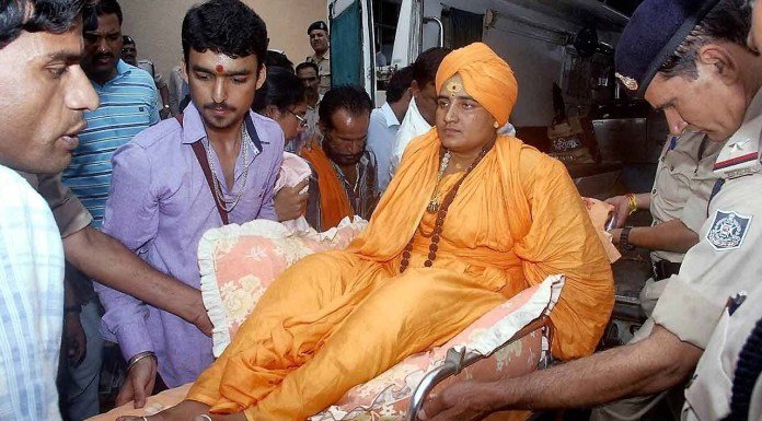 Pragya refuses to sit in court, complains about dust