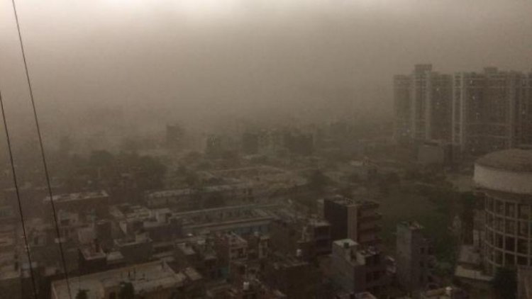 Dust storm forecast in afternoon in Delhi