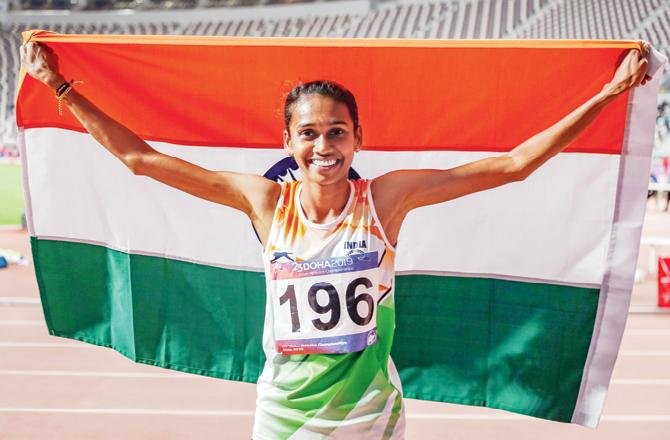 Chitra wins gold with season's best run