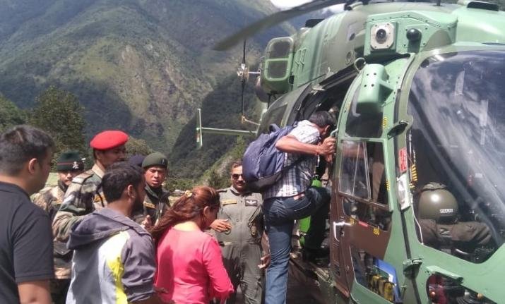 427 stranded tourists evacuated from North Sikkim