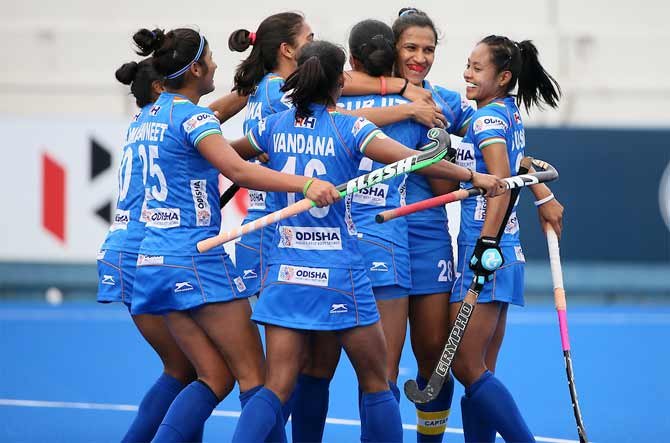 Indian women's hockey team beats Chile, secures berth in Olympic Qualifiers final round
