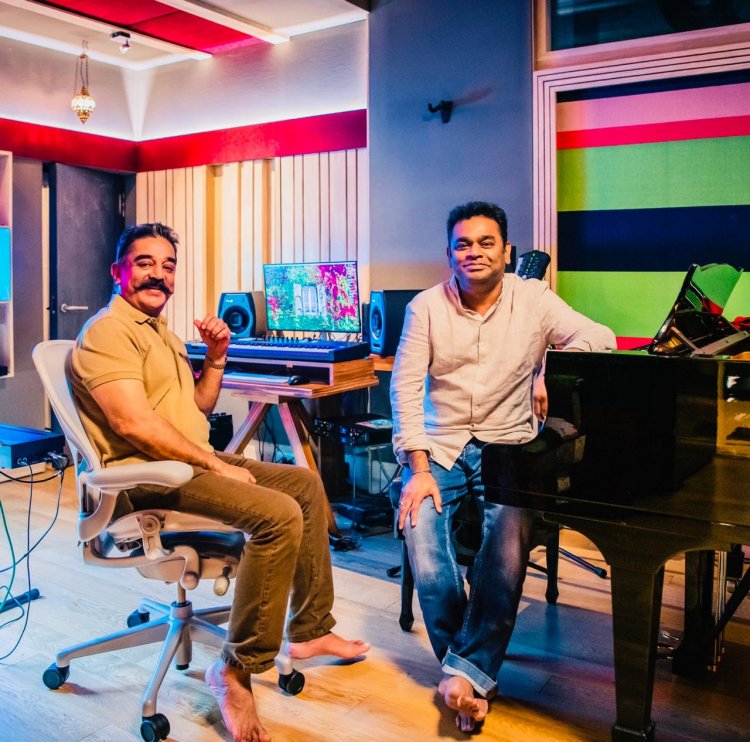 The legends come together after 19 years - Kamal Haasan and AR Rahman