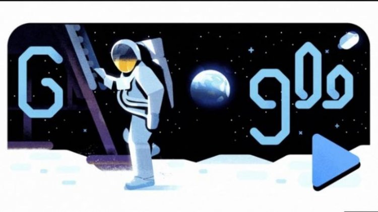 Google doodle celebrates 50 years of NASA's Moon landing