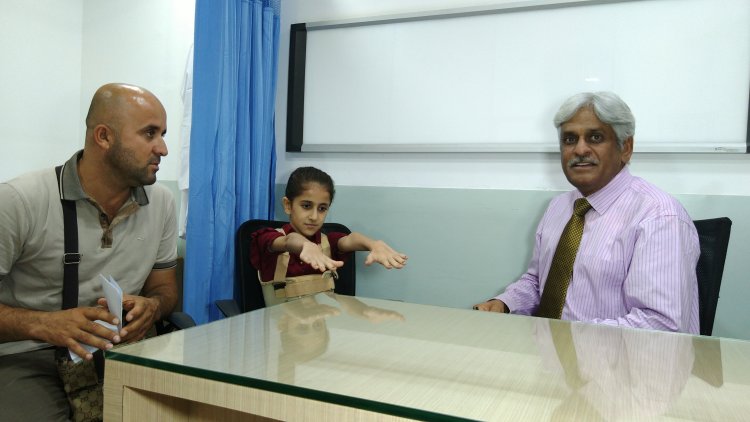11-year-old Kurdistan girl with a rare congenital spinal disorder successfully treated
