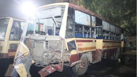 2 MTC mechanics killed, 6 injured as bus rams wall