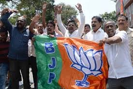 BJP workers rejoice in party-ruled Karnataka