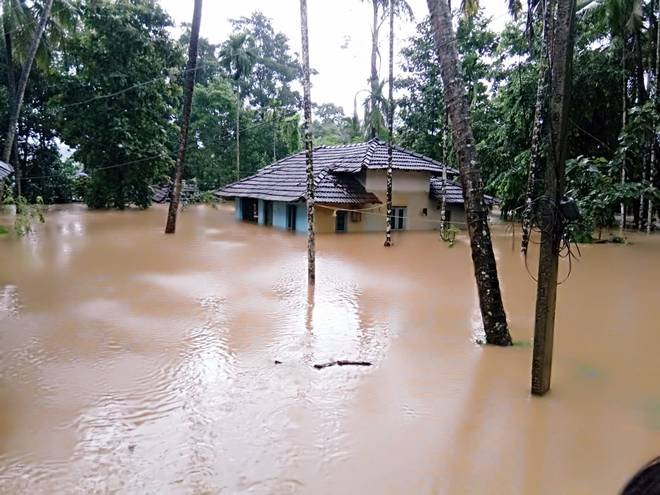 Kerala hit by floods again, 4 dead