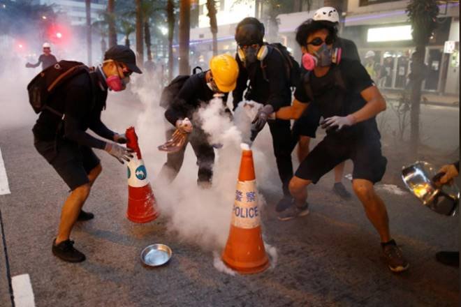 China slams Hong Kong protest violence as 'terrorism'
