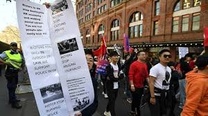 Hong Kong protest tensions heat up in Australia
