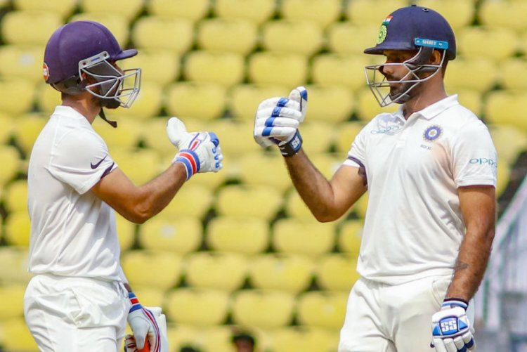 Rahane, Vihari hit half centuries in drawn warm-up game against West Indies A