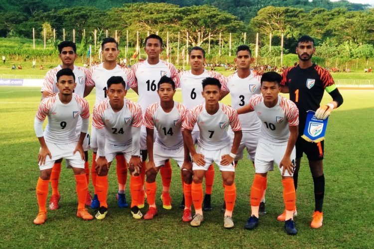 India U-19 team takes on New Caledonia U-19