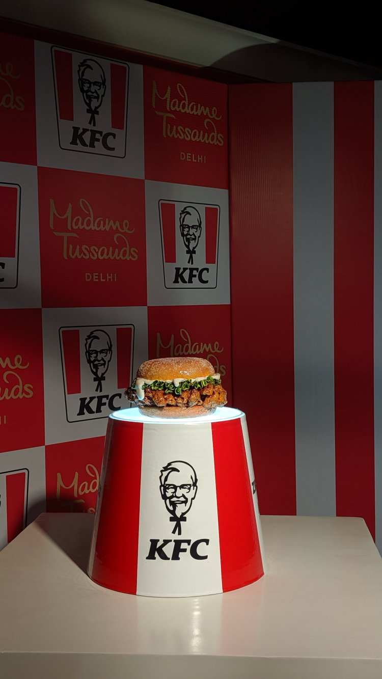 Madame Tussauds Delhi Unveils The Kfc’s Zinger Aka ‘The Original Celebrity Burger’