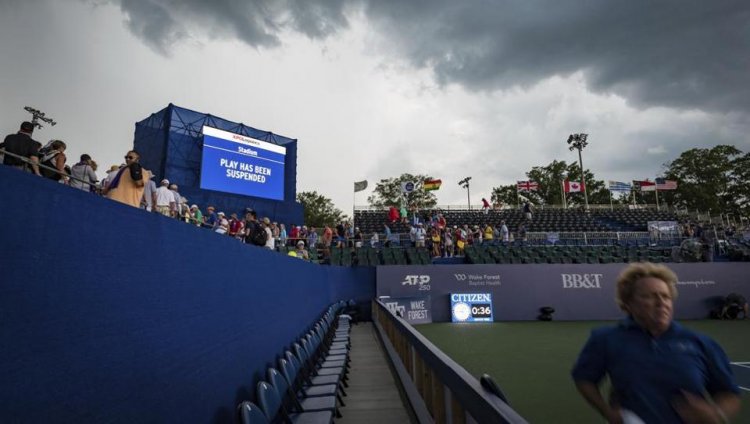 Weather, power outage halt ATP Winston-Salem Open
