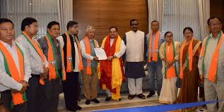 10 SDF MLAs who joined BJP felicitated in Sikkim