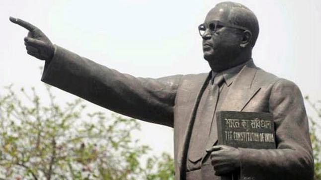 Statue of Ambedkar found damaged in UP's Ballia